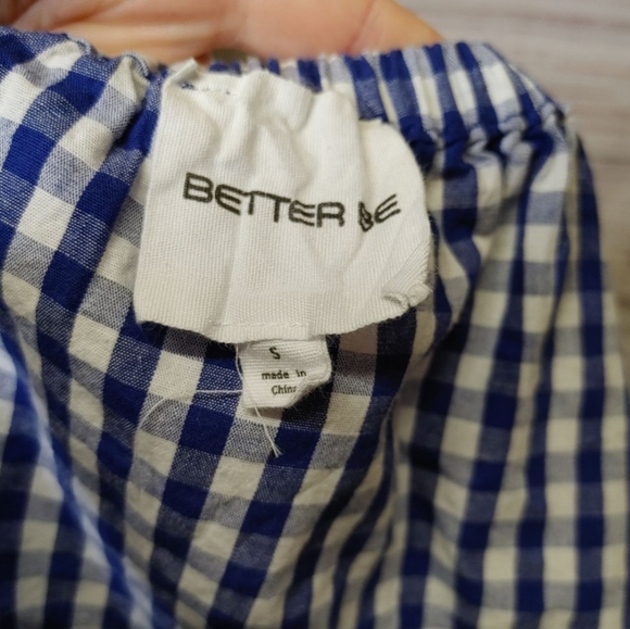 SOLD Better Be gingham crop top size S - Picture 2 of 4